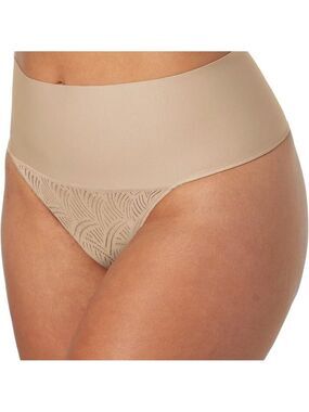 Maidenform Tame Your Tummy Lace Thong Panties Small NWT